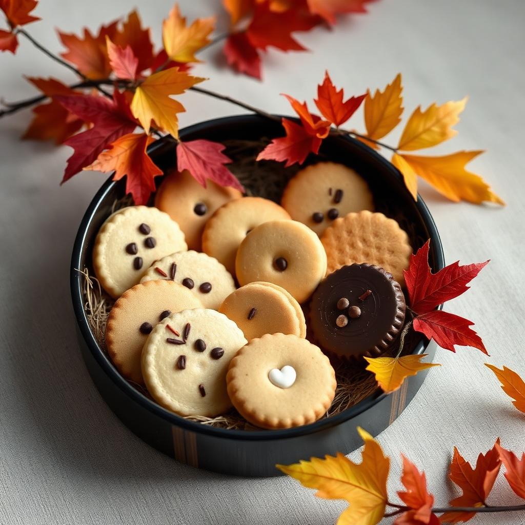 Assortiment de saison sur plateau laqué