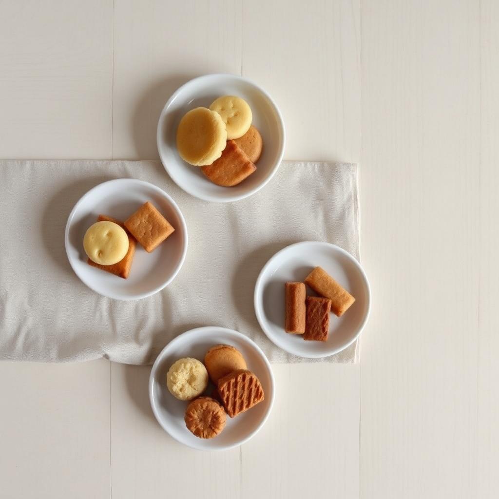 Trois assiettes, trois textures