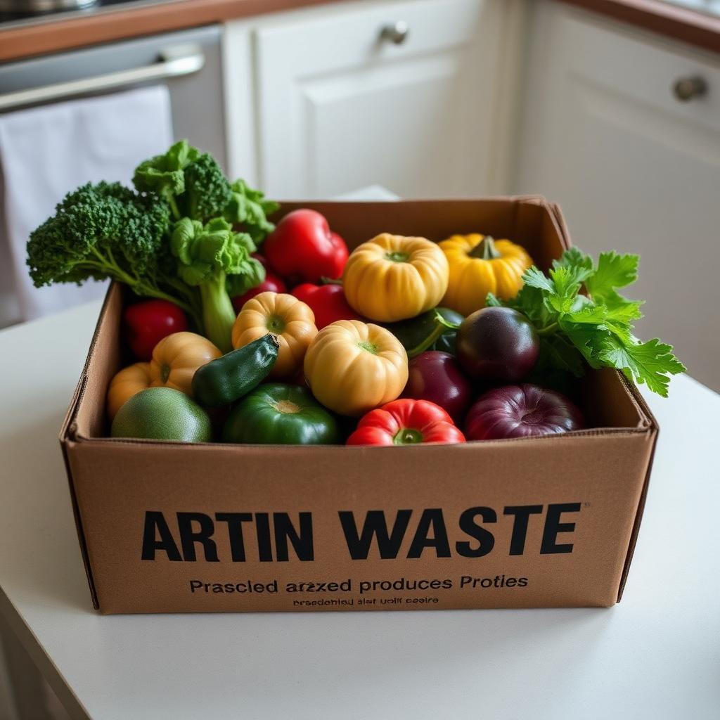 Panier de fruits et légumes déclassés