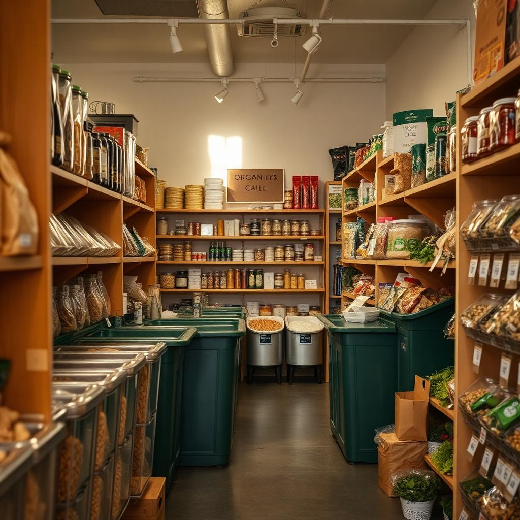 Visite d'une épicerie de quartier en vrac