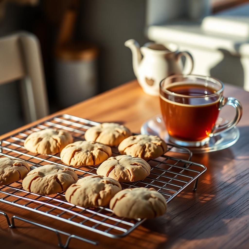 Refroidissement sur grille avec une tasse de thé