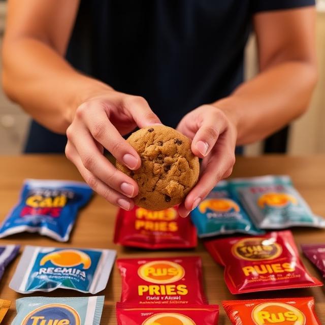 TikTok de dégustation à l'aveugle de snacks premium