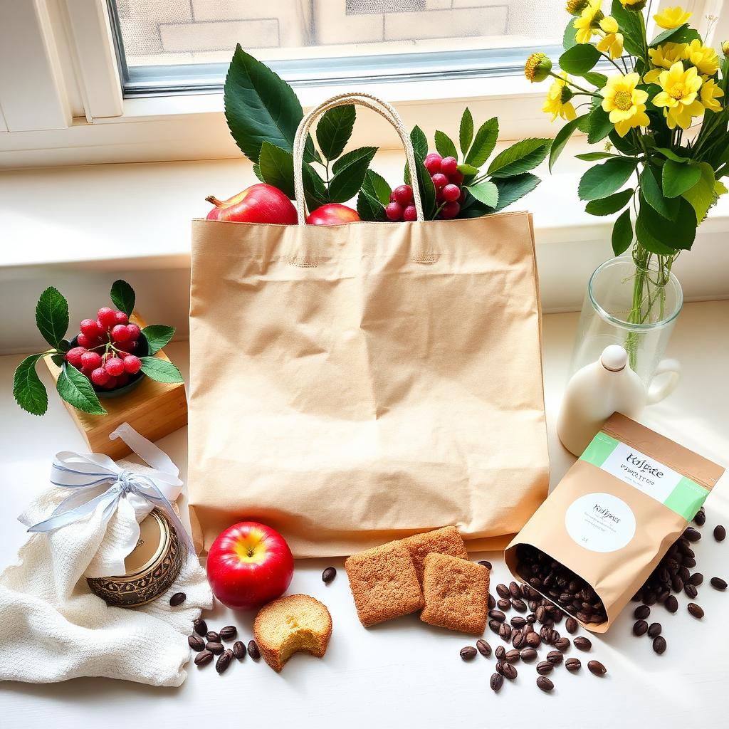 Table d'automne : plateau de biscuits et boissons chaudes
