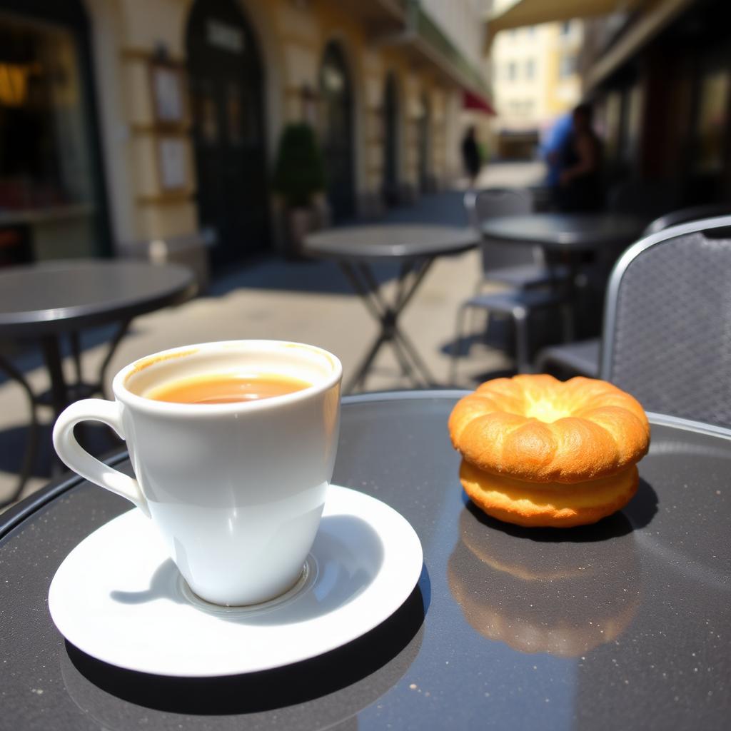 Moment goûter en extérieur